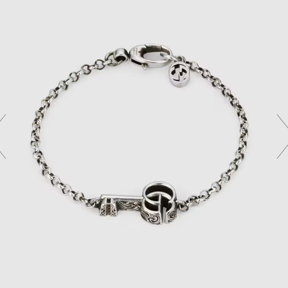 Gucci GG silver bracelet